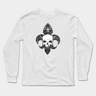 Skull and Lily Long Sleeve T-Shirt